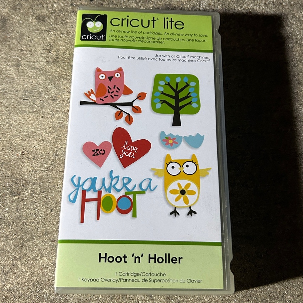 Cricut Lite Hoot 'n' Holler Cartridge with Vibrant Graphics